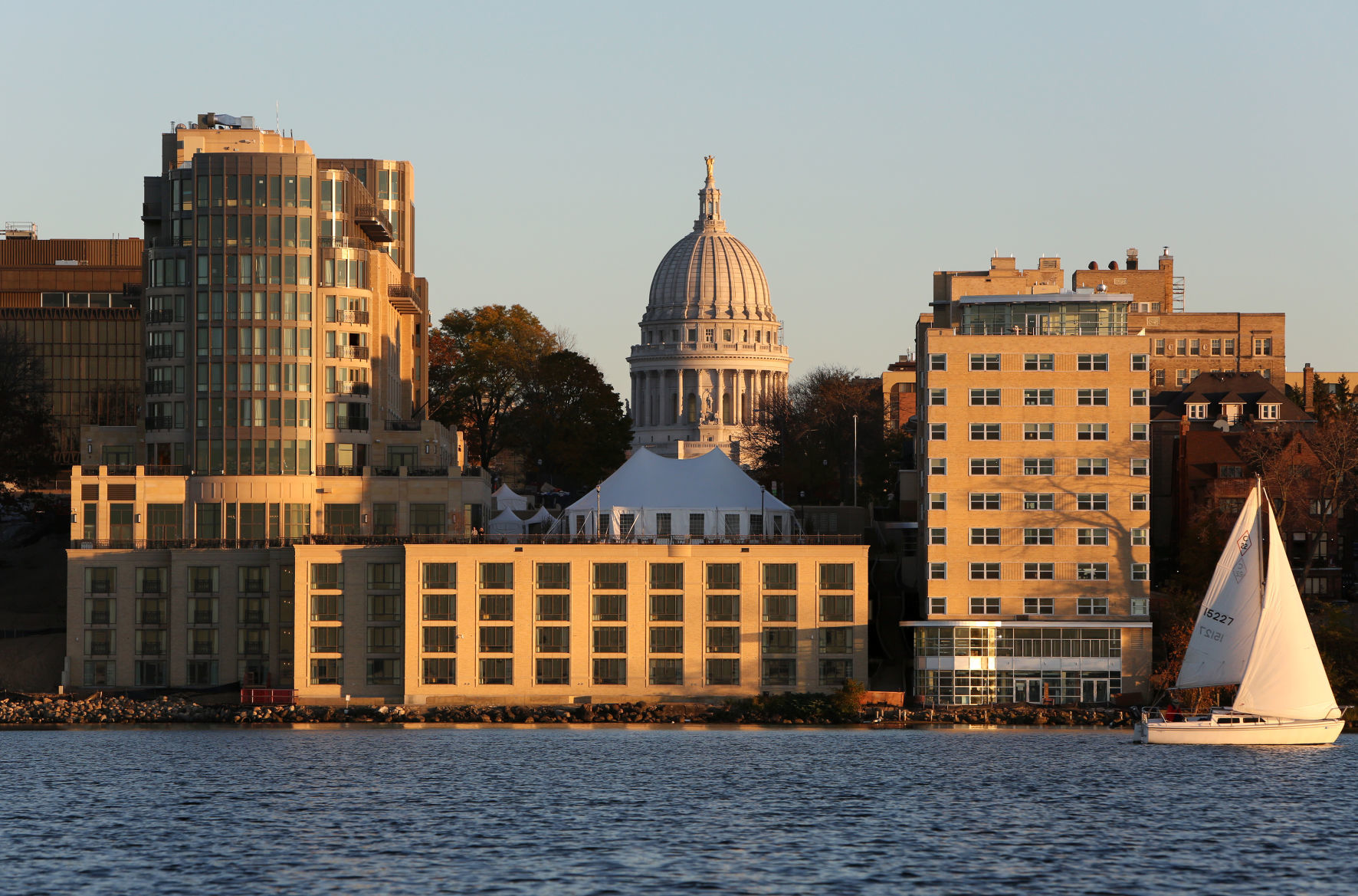 The Edgewater at sunset, 2014